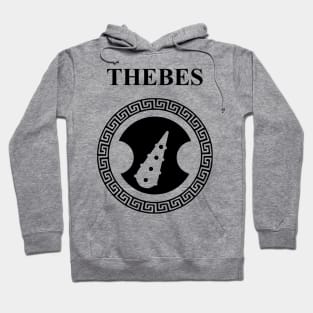 Thebes Sacred Band Shield Ancient Greek City-State Hoodie